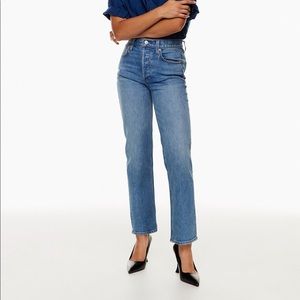 Aritzia Denim Forum Arlo High Straight-Size 30